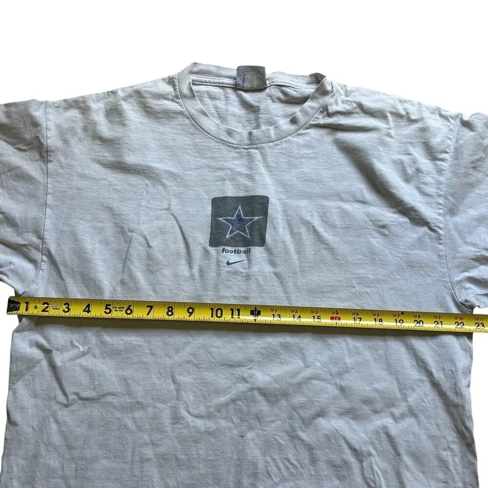 Dallas Cowboys Nike Vintage 90’s NFL Graphic T-Shirt Plays Men’s Size Large